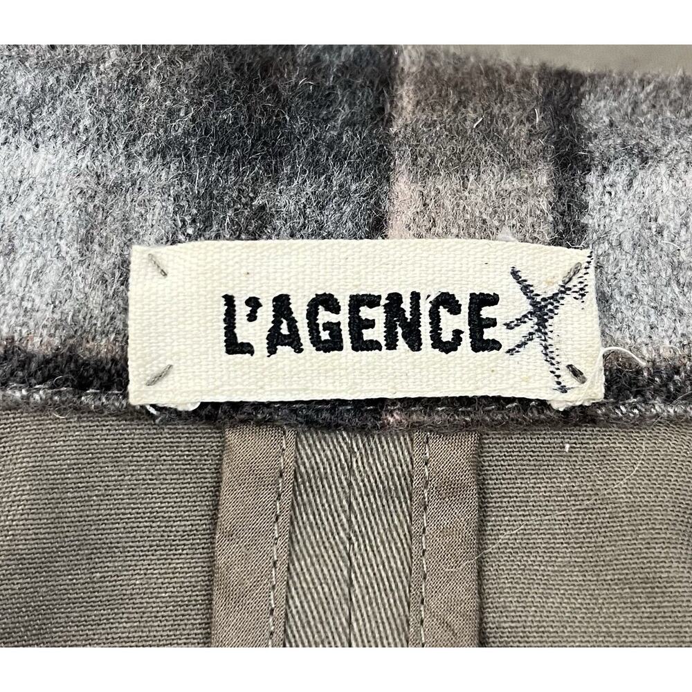 L’AGENCE Faux Fur Hooded Parka Winter Coat Utility Jacket Cabincore Size 4 - Picture 7 of 8